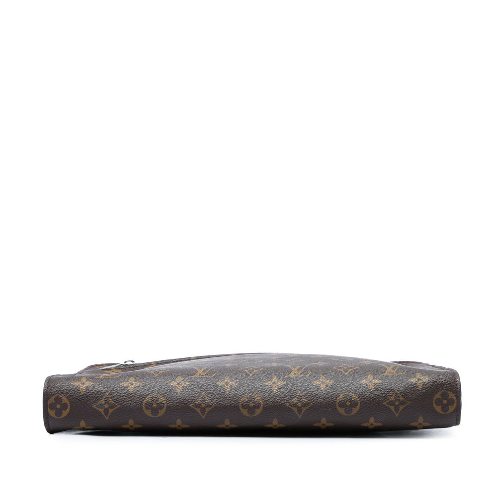 Pre-Loved Louis Vuitton Monogram Macassar Portfolio Case - Picture 3 of 5